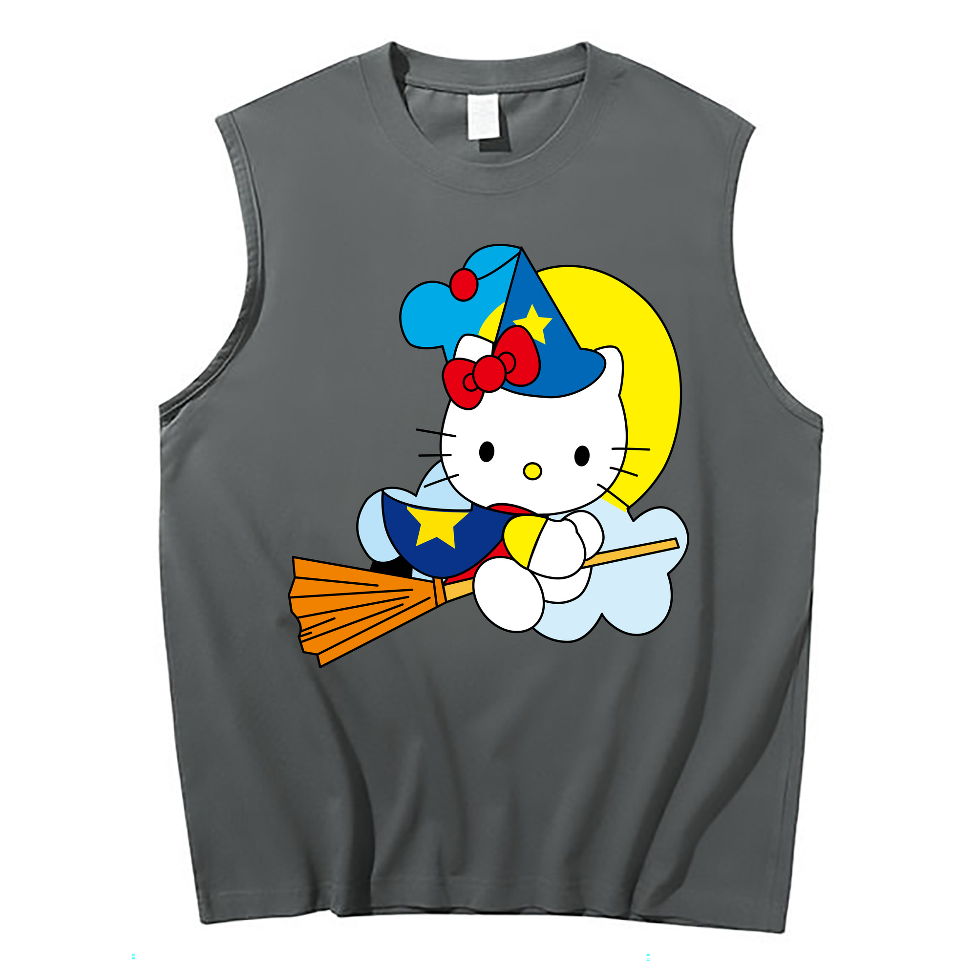 （画像用） Hello Kitty ハローキティ コットン100％タンクトップ（フロントプリント）